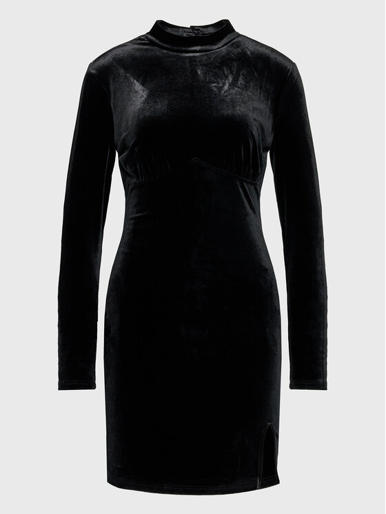 Glamorous Glamorous Haljina za svaki dan EA0762 Crna Slim Fit