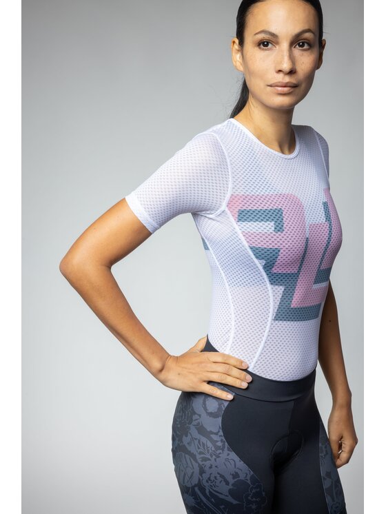 Alé Cycling Alé Cycling Koszulka rowerowa Multiverso SS Biały Fitted Fit
