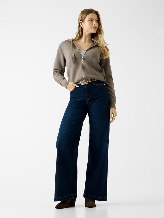 Guess Guess Bluza 183133 Brązowy Classic Fit