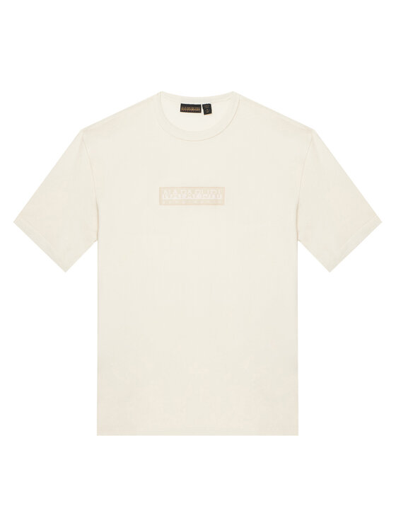 Napapijri Napapijri Póló S-New Box Logo NP0A4IFY Fehér Loose Fit