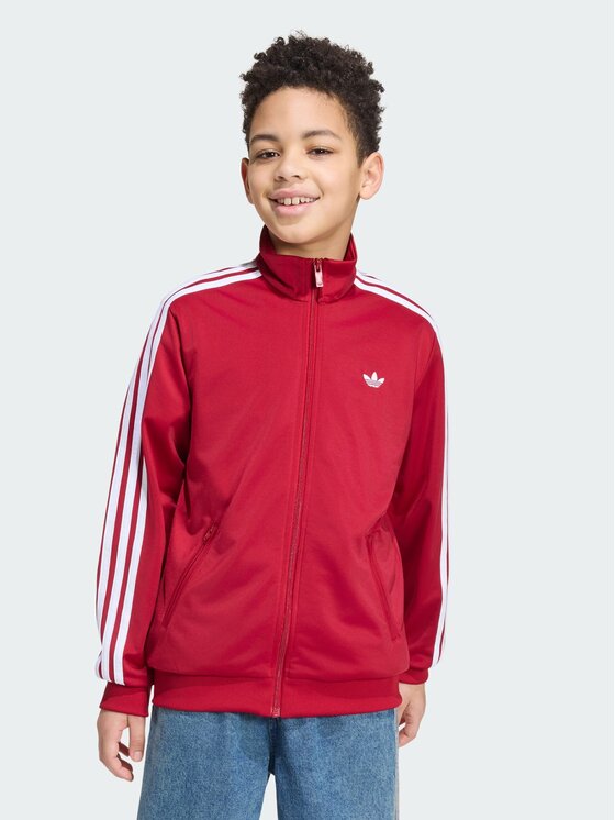 adidas adidas Džemperis ar kapuci FIREBIRD LOOSE Sarkans Loose Fit