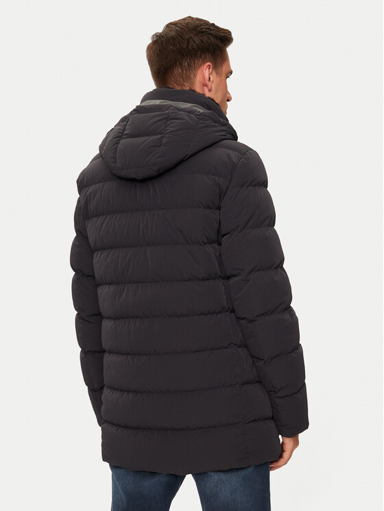 Hetregó Hetregó Pūkinė striukė William 8N435R Juoda Regular Fit
