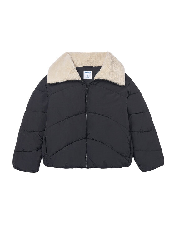 Mayoral Mayoral Зимно яке 7437 Черен Regular Fit