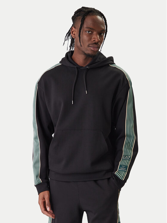 EA7 Emporio Armani EA7 Emporio Armani Mikina 7M001508 AF12660 UC001 Černá Regular Fit