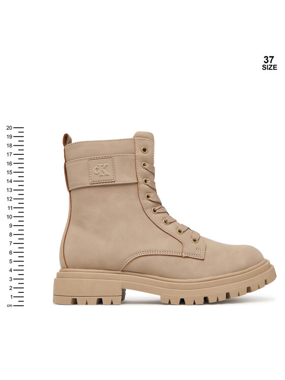 Calvin Klein Calvin Klein Trzewiki V3A5-83421-0315359 Beżowy jasny