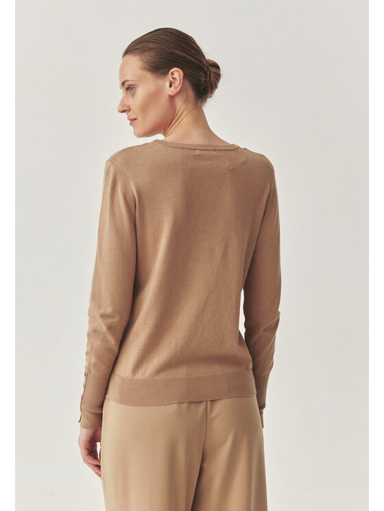 TATUUM Tatuum Sweter NICA Beżowy Fitted Fit