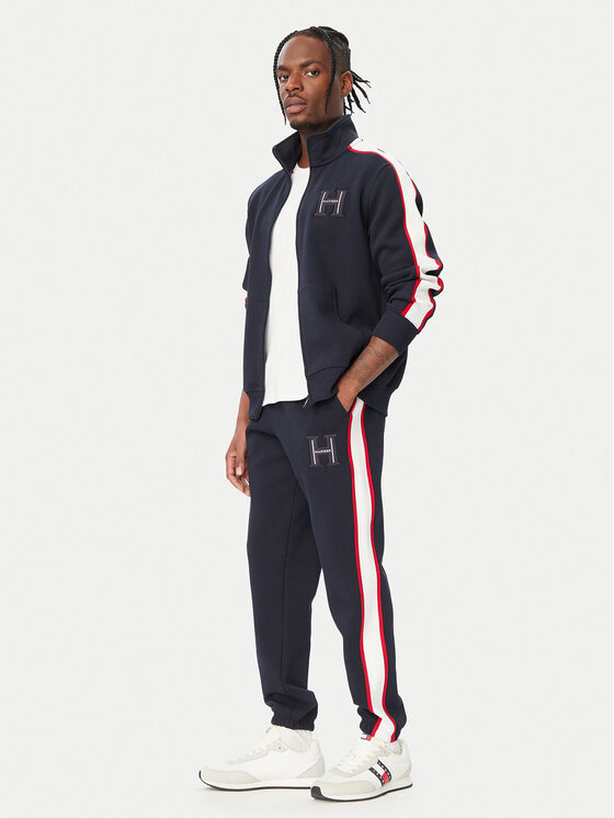 Tommy Hilfiger Tommy Hilfiger Суитшърт Pique H Badge MW0MW44957 Тъмносин Regular Fit