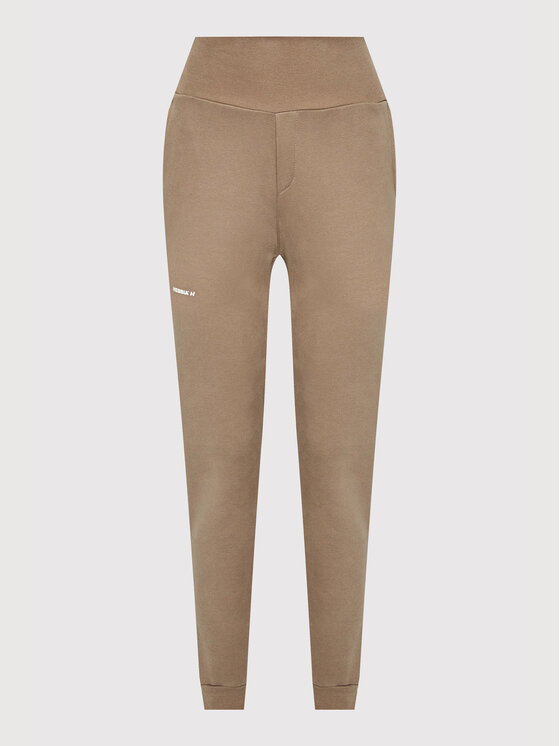 NEBBIA NEBBIA Sportinės kelnės Feeling Good 409 Ruda Loose Fit