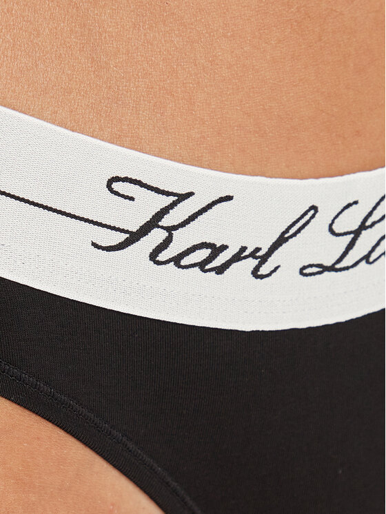 KARL LAGERFELD KARL LAGERFELD Σλιπ κλασικά A1W47094 Μαύρο