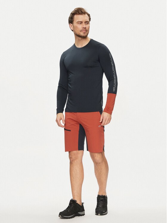 CMP CMP Cyklistické tričko 34N7757 Sivá Slim Fit