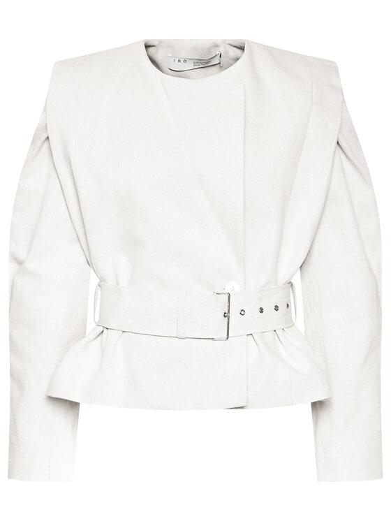 IRO IRO Сако Polka A0484 Бежов Structured Fit