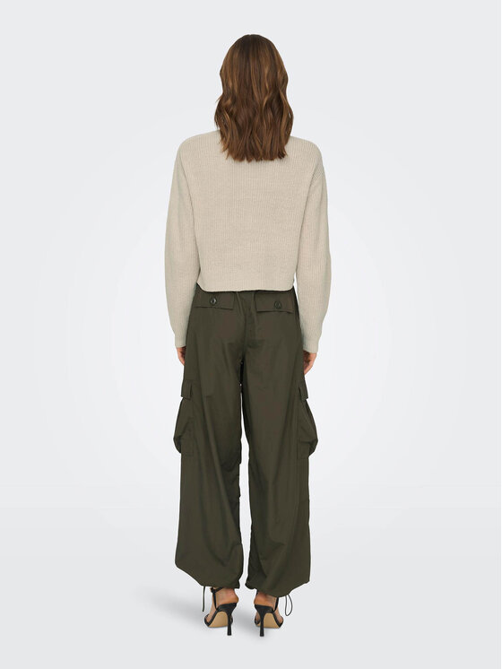 ONLY ONLY Kampsun Malavi 15284453 Beež Regular Fit