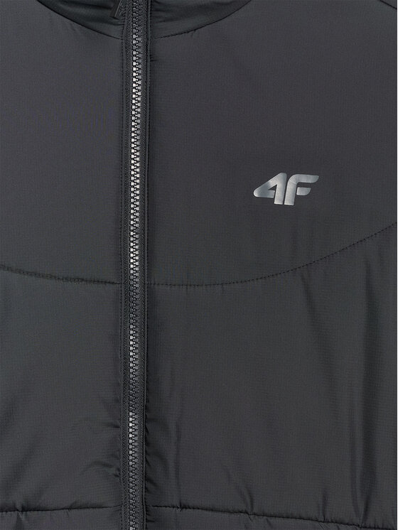 4F 4F Kurtka puchowa URBAN COMMUTER Czarny Regular Fit
