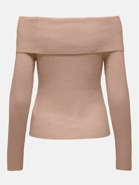 ONLY ONLY Sweter Katia 15311830 Beżowy Regular Fit