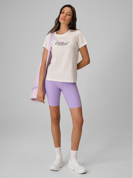 4F 4F T-Shirt TROPIC ORCHID Biały Regular Fit