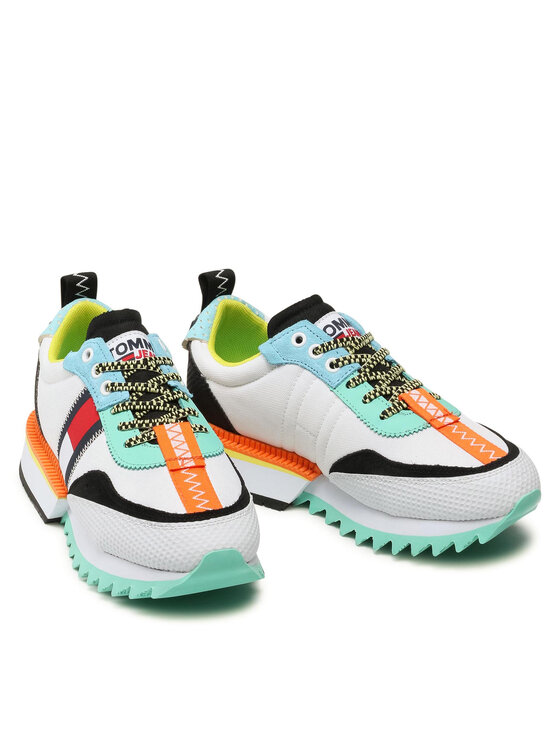 Tommy Jeans Laisvalaikio batai Fashion Tommy Jeans Runner EN0EN01196 Balta  • Modivo.lt