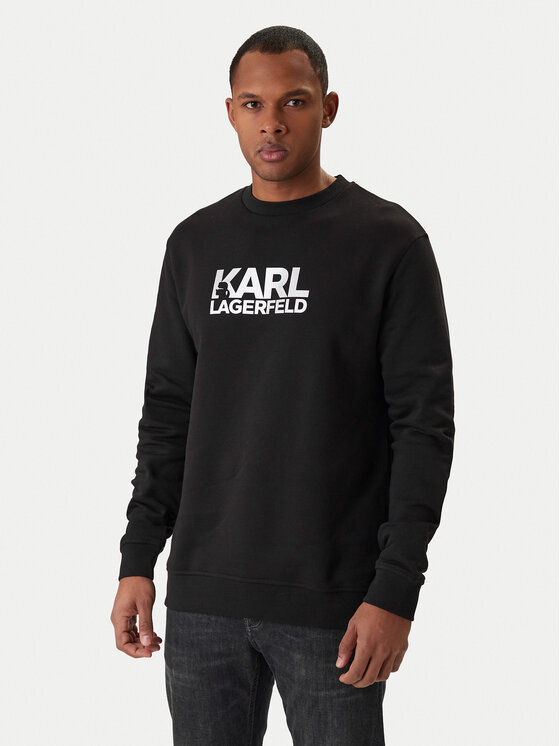 KARL LAGERFELD KARL LAGERFELD Džemperis 705780 561917 Juoda Regular Fit
