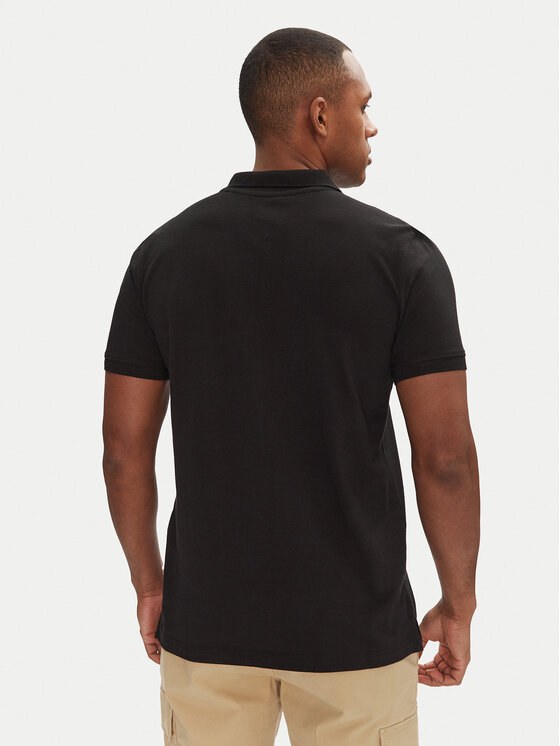 Tommy Jeans Tommy Jeans Polo DM0DM20676 Czarny Slim Fit