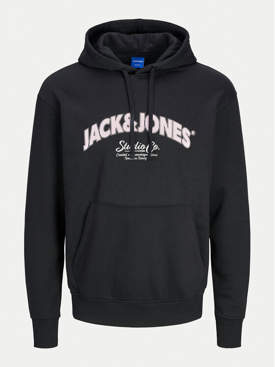 Jack&Jones Jack&Jones Majica dugih rukava Bronx 12262919 Crna Regular Fit