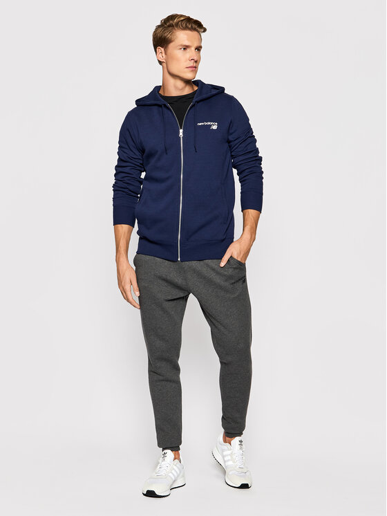 New Balance New Balance Bluza MJ03907 Granatowy Athletic Fit