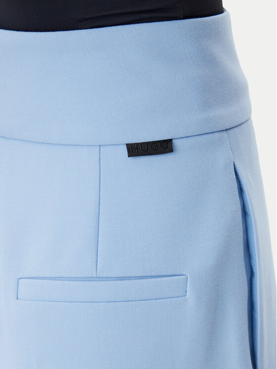 HUGO HUGO Spodnie materiałowe Himia 50513960 Błękitny Regular Fit