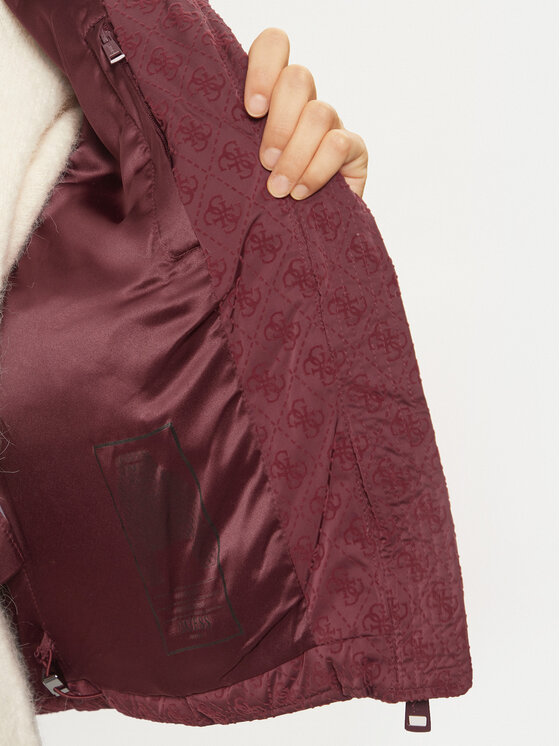 Guess Guess Bunda pro přechodné období Daisy W4BL36 WGJZ0 Bordó Regular Fit