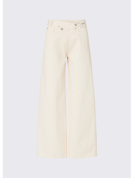 Liu Jo Liu Jo Pantaloni di tessuto UF6160T581A30905 Bianco Regular Fit