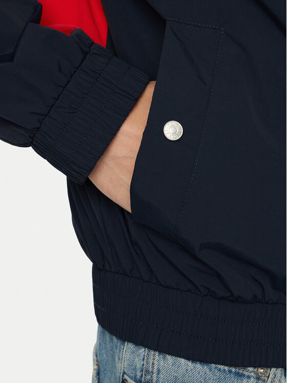 Tommy Jeans Tommy Jeans Prehodna jakna DM0DM22738 Mornarsko modra Regular Fit