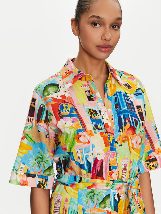 Seafolly Seafolly Vestito estivo Cuba 55442-DR Multicolore Relaxed Fit