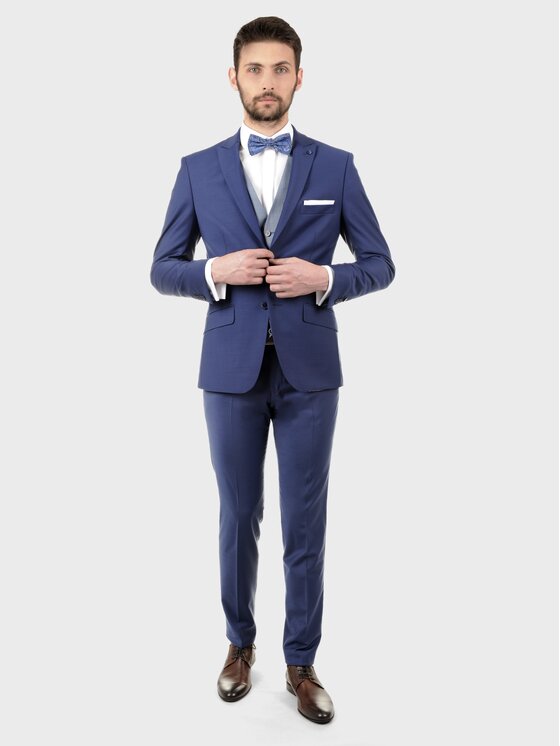 Evenemen Evenemen Garnitur CASTELLO Niebieski Slim Fit