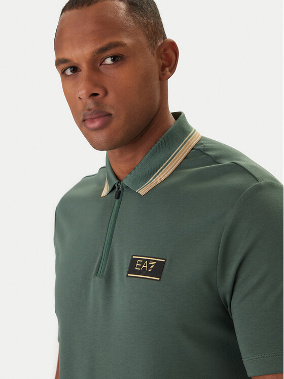 EA7 Emporio Armani EA7 Emporio Armani Polokošile 7M001333 AF13739 Zelená Regular Fit