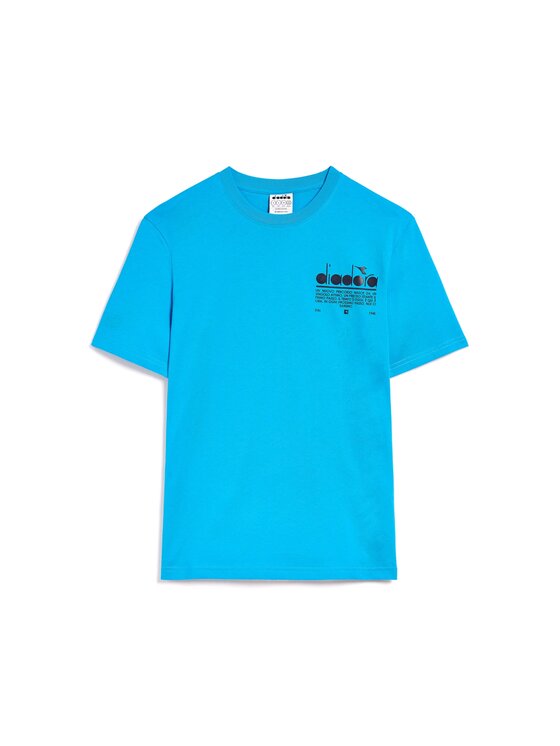 Diadora Diadora T-Shirt T-SHIRT SS MANIFESTO Niebieski Basic Fit