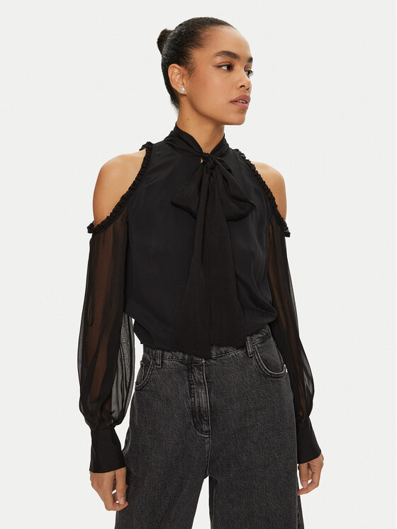 PINKO PINKO Bluse Gamay 103143 A11X Schwarz Regular Fit