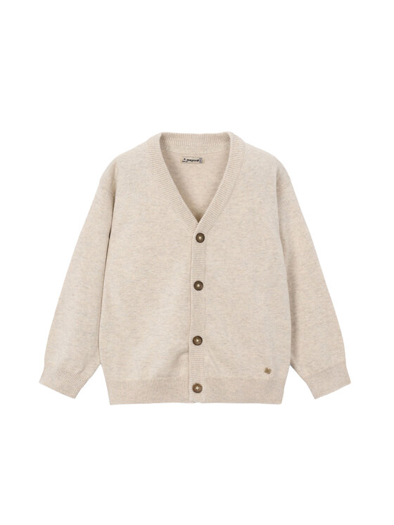Mayoral Mayoral Cardigan 3381 Bej Regular Fit