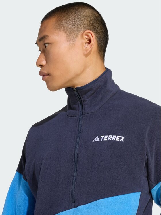 adidas adidas Bluza techniczna Terrex Multi Climawarm Fleece Błękitny Regular Fit