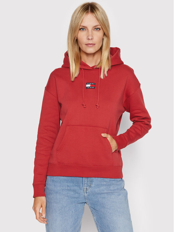 Tommy Jeans Džemperis Center Badge DW0DW10403 Vyšninė Relaxed Fit •  Modivo.lt