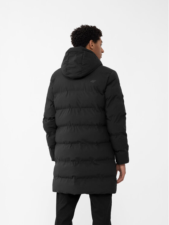 4F 4F Kurtka zimowa 4FAW23TDJAM246 Czarny Regular Fit