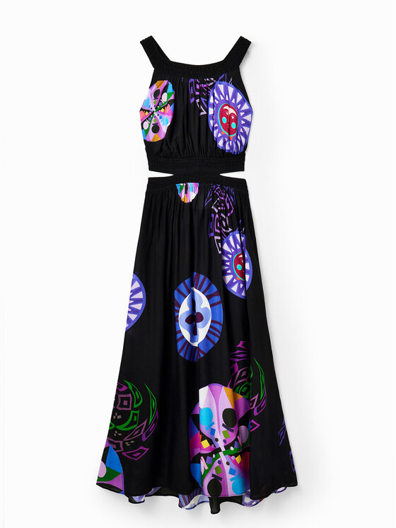 Desigual Desigual Sukienka letnia 23SWMW21 Kolorowy Regular Fit