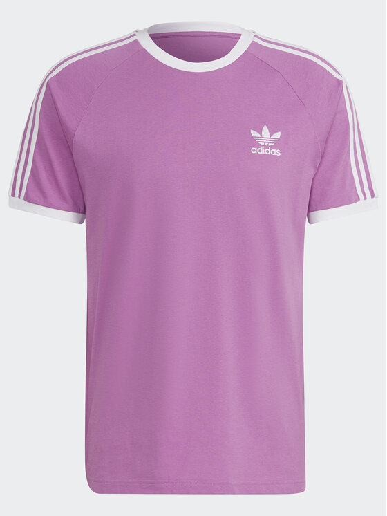 adidas T Shirt adicolor Classic 3 Stripes HK7275 Rosa Slim Fit Modivo