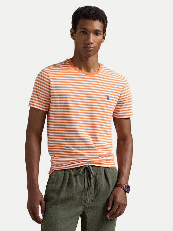 Polo Ralph Lauren Polo Ralph Lauren Tricou 710956828002 Portocaliu Custom Slim Fit