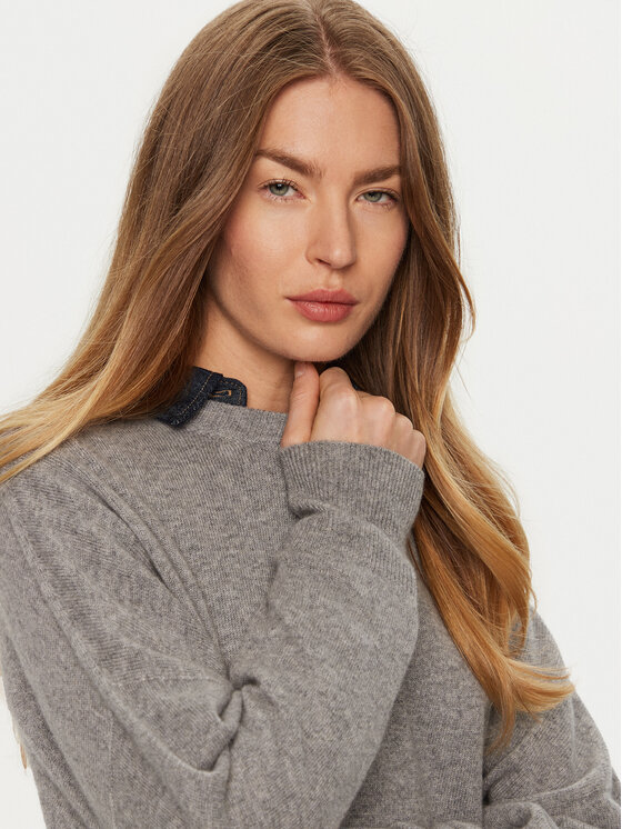 ViCOLO ViCOLO Пуловер 22013S Сив Regular Fit
