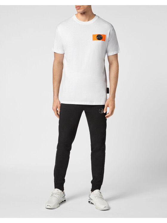 Plein Sport Plein Sport T-Shirt 8217 Biały Regular Fit