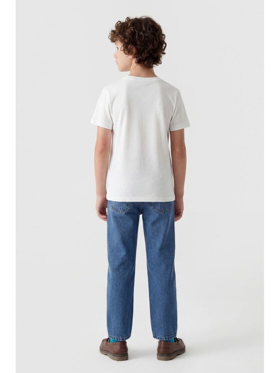 Guess Kids Guess Kids T-Shirt 183925 Bílá Classic Fit