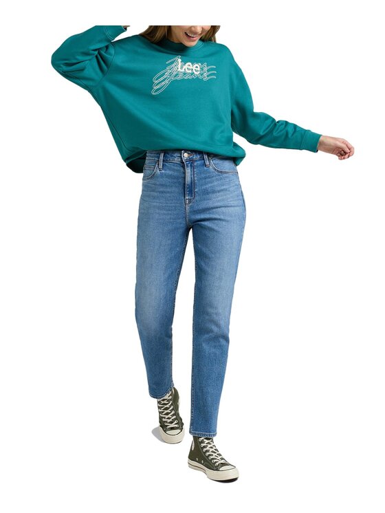 Lee Lee Jeansy L30UVDE04 Niebieski Regular Fit