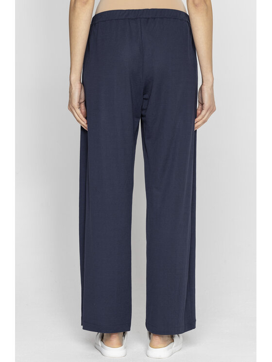 Deni Cler Milano Deni Cler Milano Spodnie dresowe T-DC-5246-E2-20-58-1 Granatowy Oversize