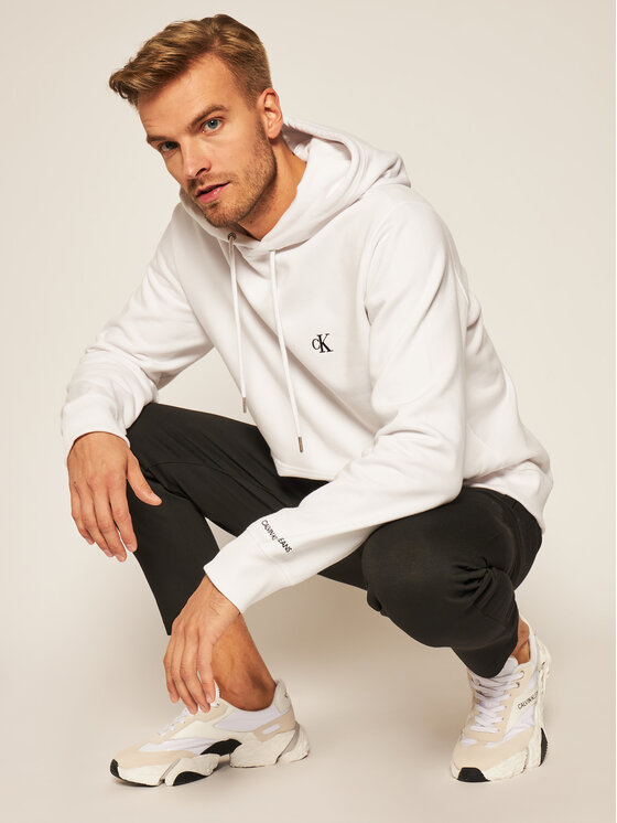 Calvin Klein Jeans Calvin Klein Jeans Sweatshirt J30J315713 Écru Regular Fit