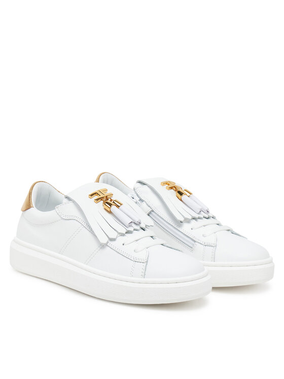 Elisabetta Franchi Elisabetta Franchi Sneakersy F4-A9E-0232 Biela