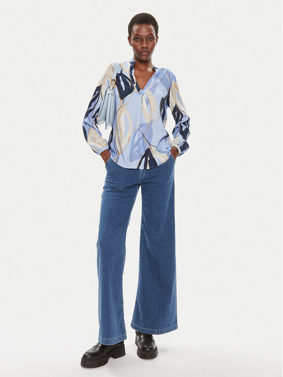Tamaris Apparel Tamaris Apparel Блуза Cisna TAW0754 Син Relaxed Fit