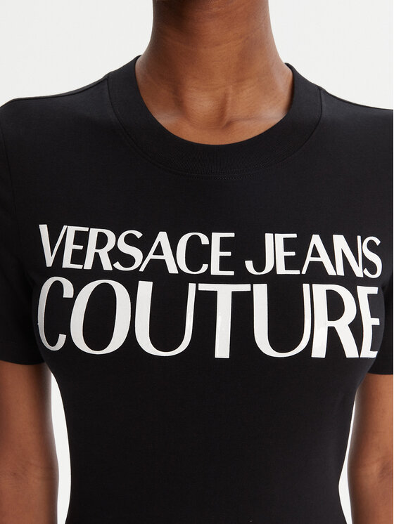 Versace Jeans Couture Versace Jeans Couture Každodenní šaty 79HAOE05 CJ02E Černá Slim Fit