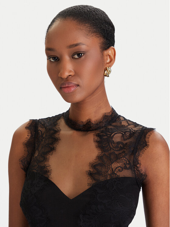 Rinascimento Rinascimento Bodijs CFC0125003003 Melns Slim Fit